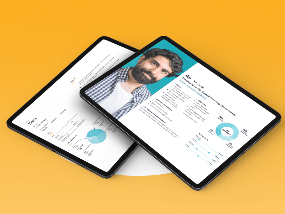 Learner Persona Template - Gradient Wallpaper Collection - Full HD Quality